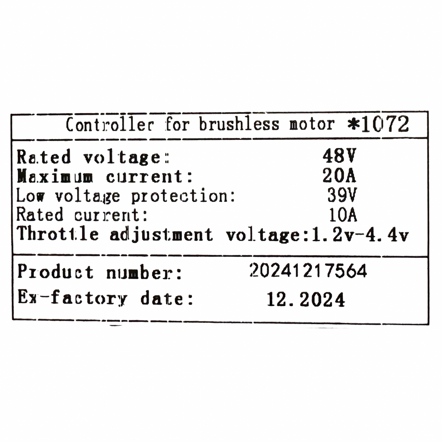 Replacement Controller (Throttle Unlocked) (Lectric XP3.0 Fit)