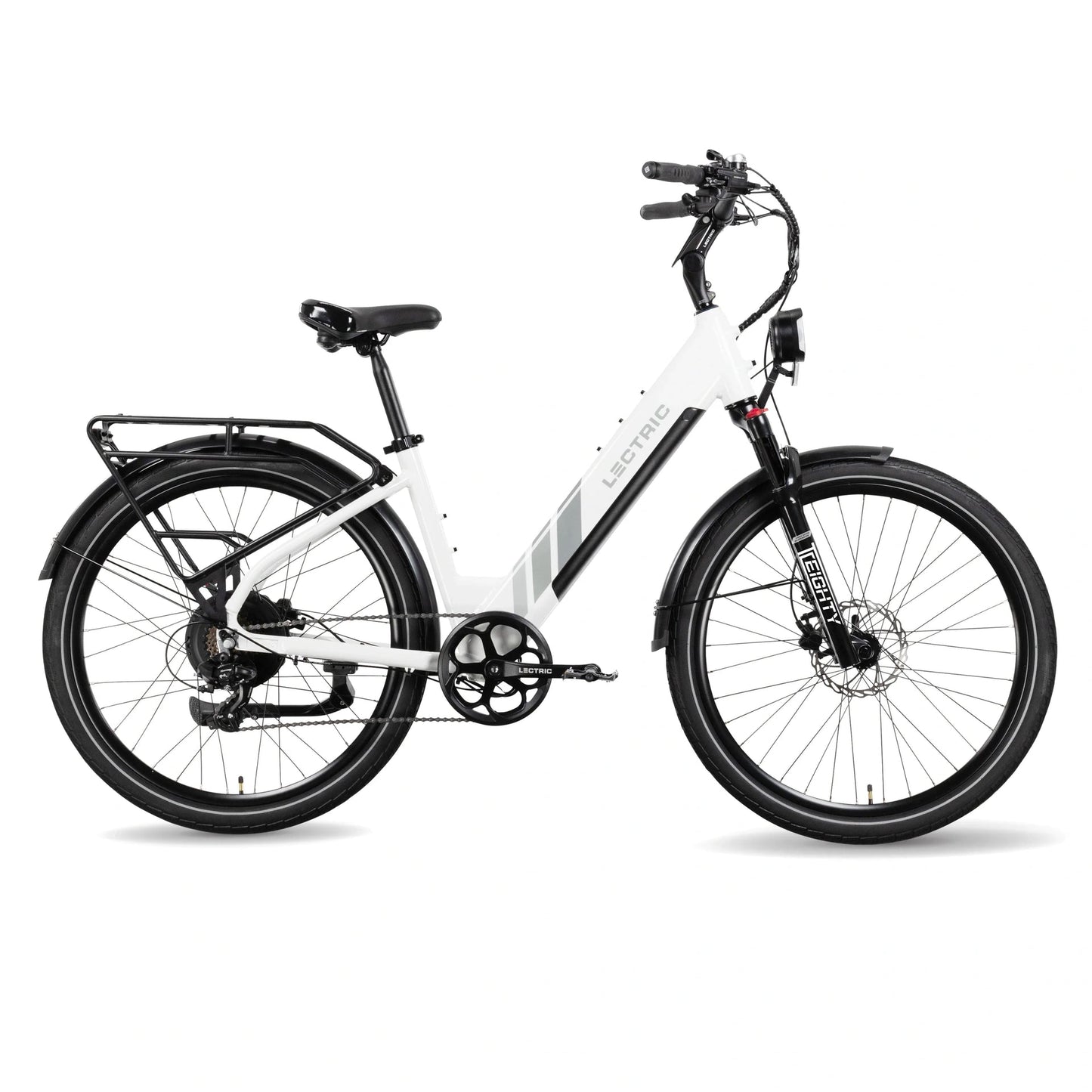 Lectric Xpress 750 White Step-Thru E-Bike