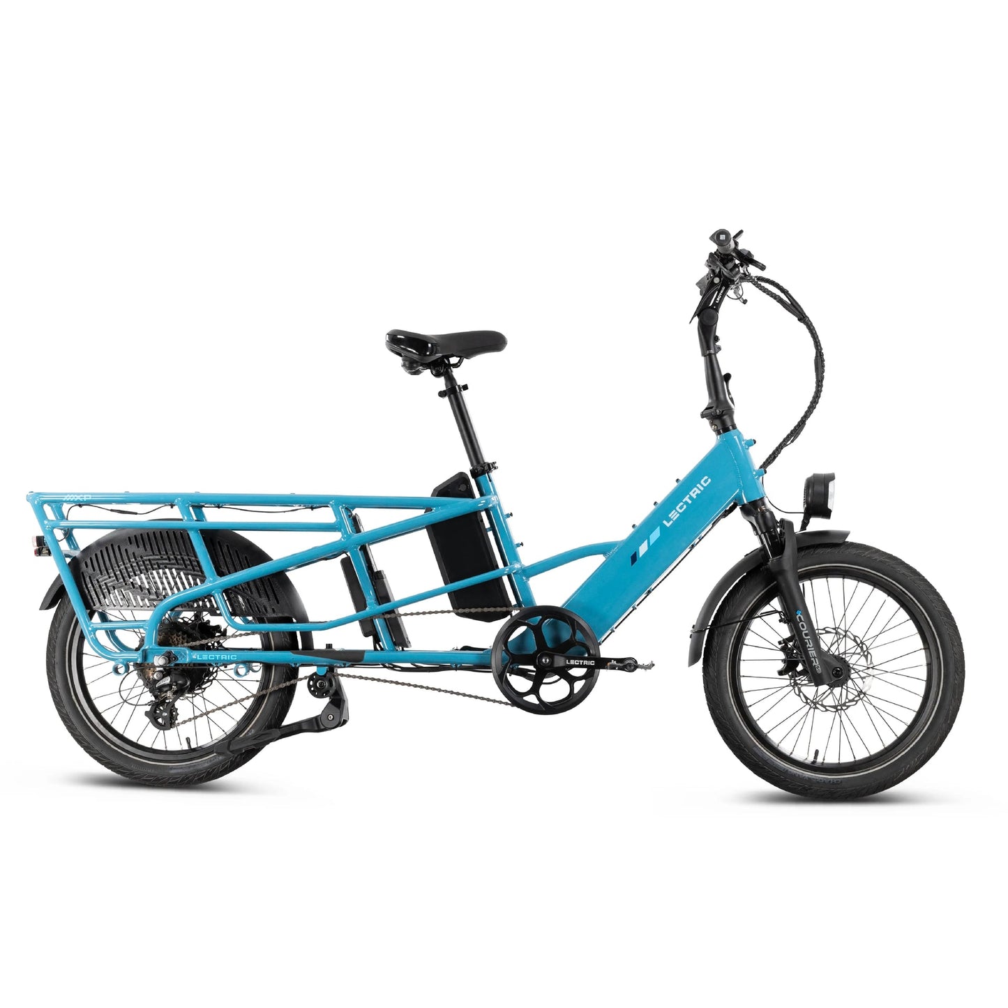 Lectric Xpedition 2.0 Raindrop Blue Cargo E-Bike