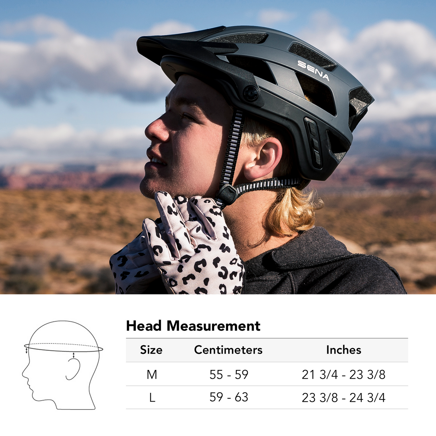 SENA M1 EVO Smart Mountain Bike Helmet