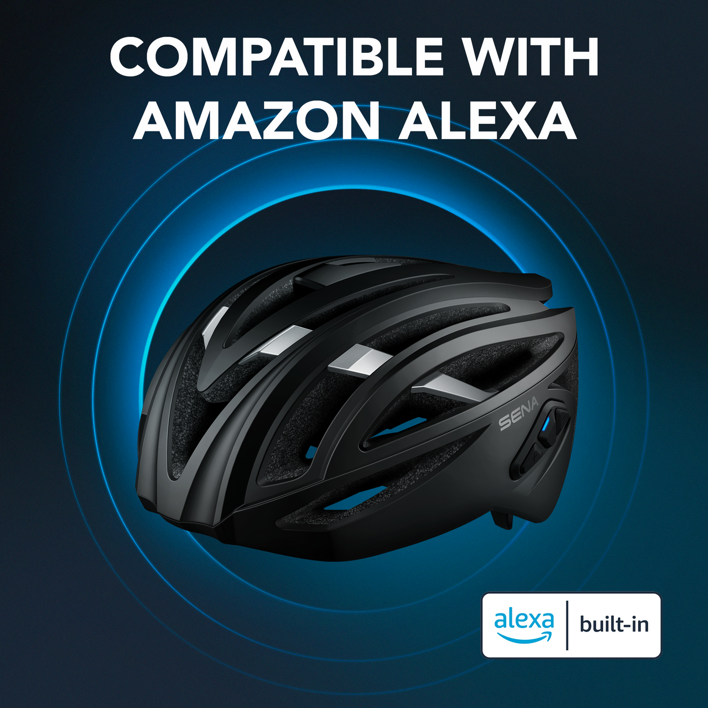 SENA R2X Road Cycling Helmet with Alexa Built-in