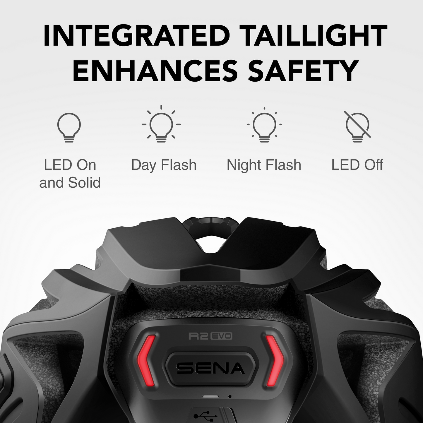 SENA R2 EVO Road Cycling Smart Helmet w/ Mesh Intercom