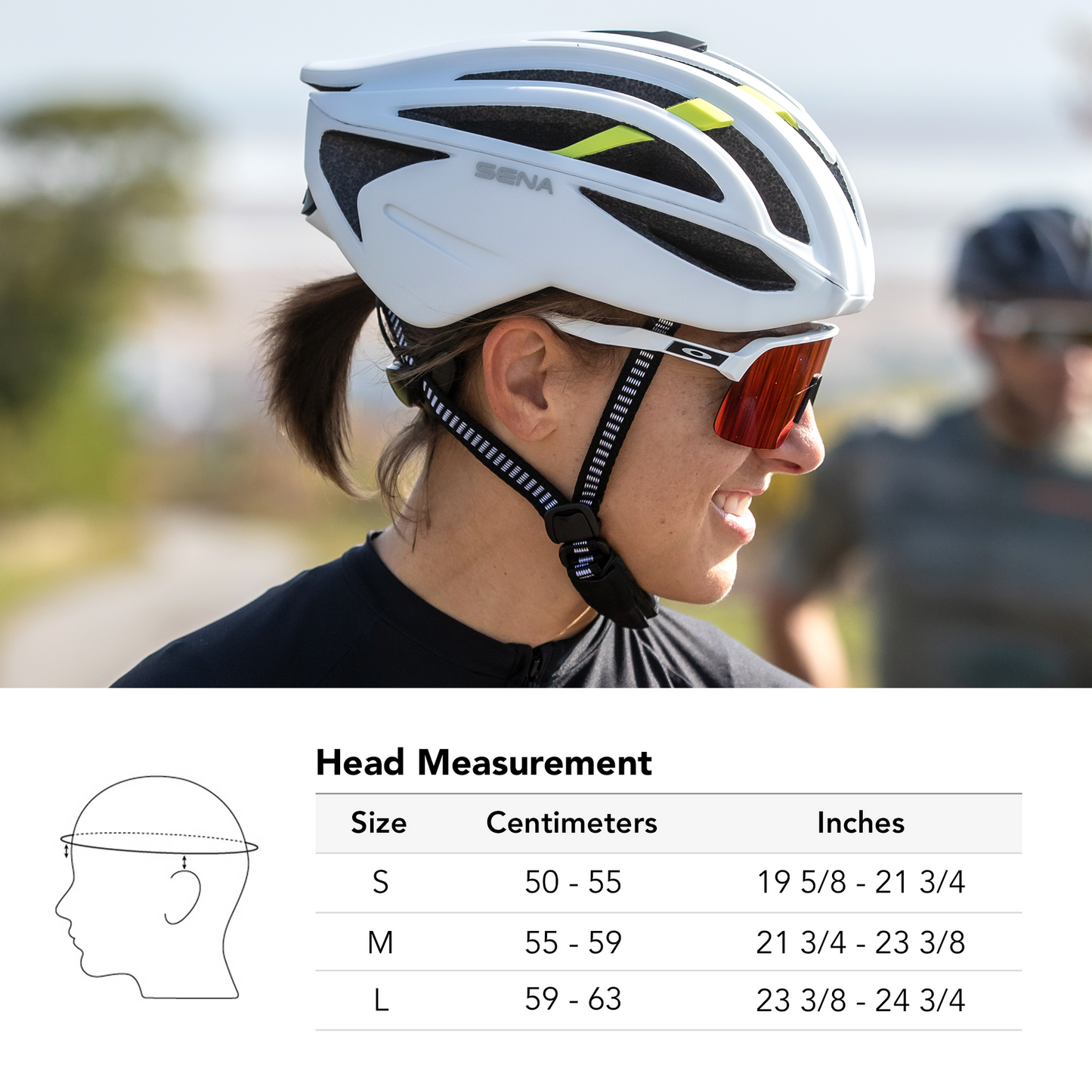 SENA R2 EVO Road Cycling Smart Helmet w/ Mesh Intercom