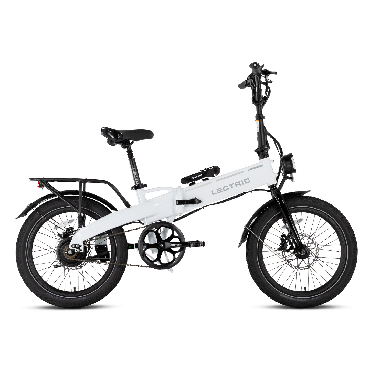 Lectric XP Lite 2.0 Arctic White Long-Range Foldable E-Bike