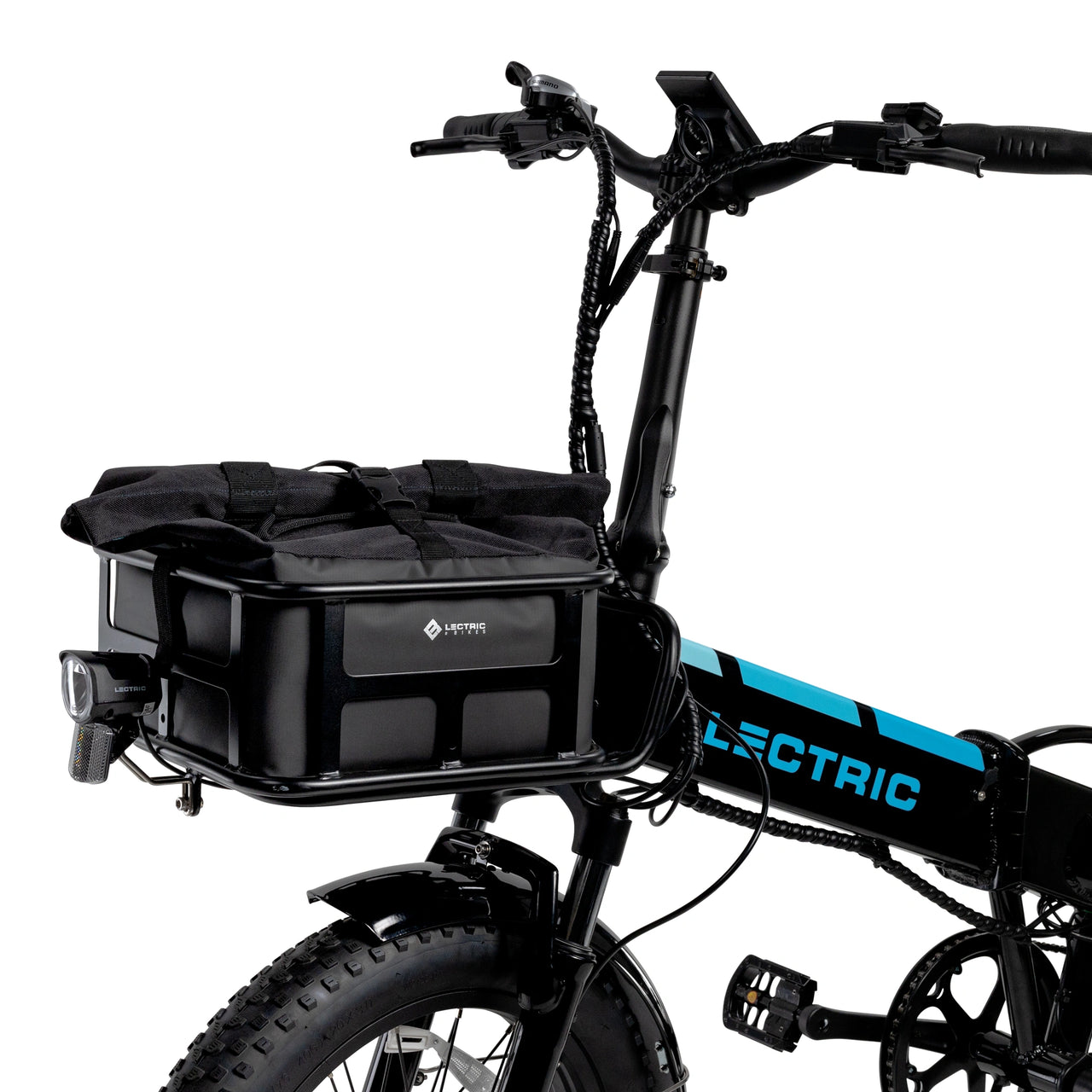 Lectric Small Roll Top Basket Bag