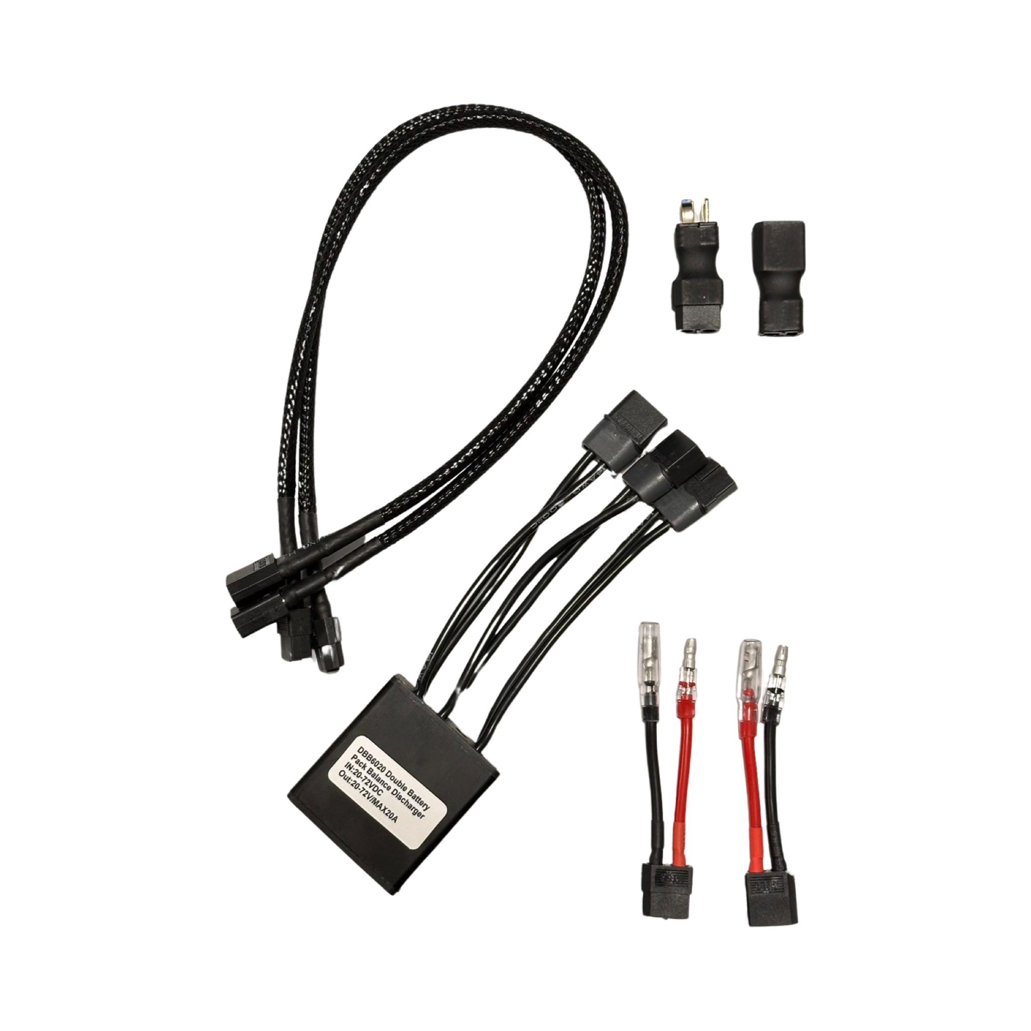 20A Universal Dual Battery Balancer Kit (Bullet, T-plug, XT60 ...