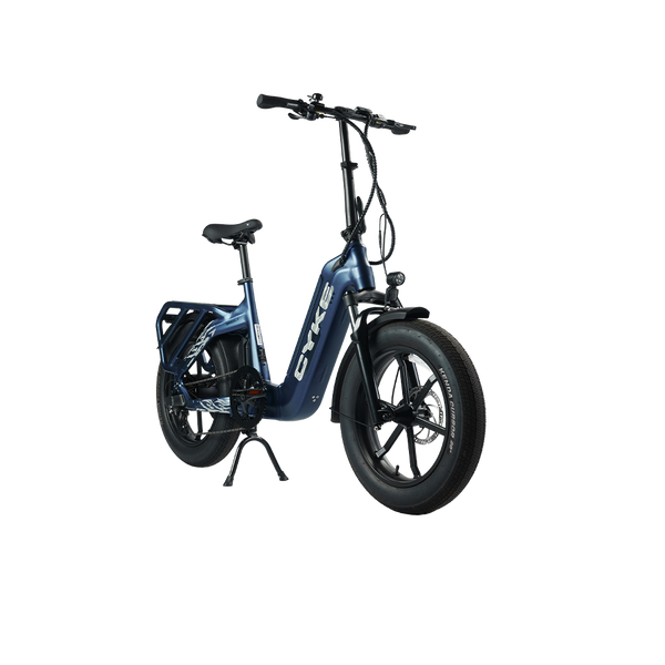 CYKE Grizzly Foldable E-Bike Classic Blue