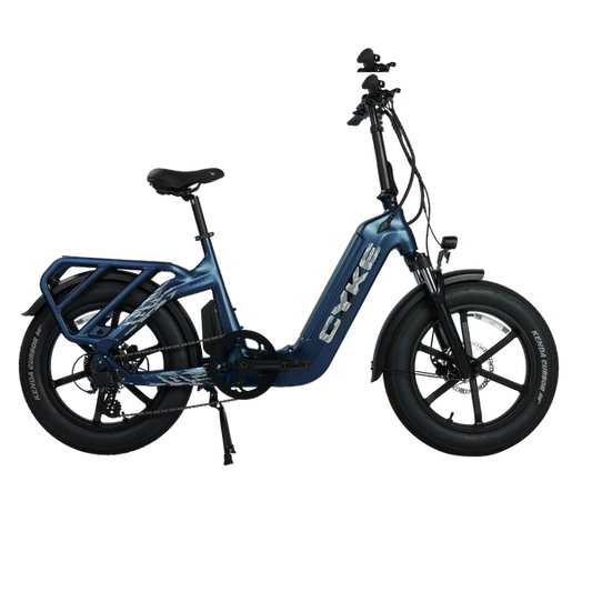 CYKE Grizzly Foldable E-Bike Classic Blue