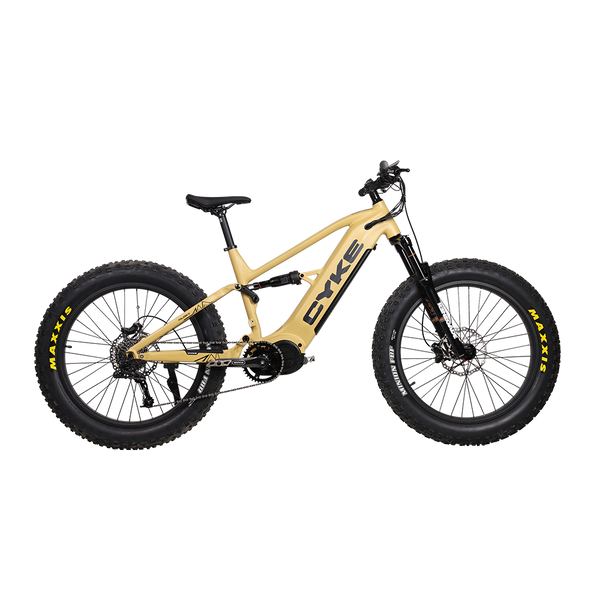 CYKE Falcon X Full-Suspension eMTB Desert Yellow