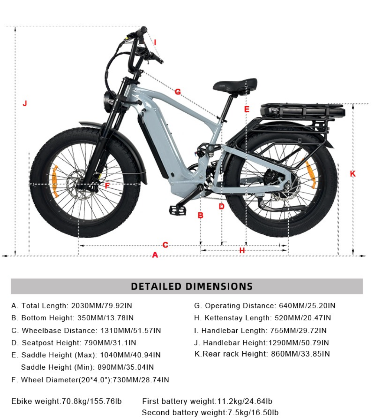 electric bicycle battery weight Rabid E-Bike "The Wolfhound" – Generation E-Bikes