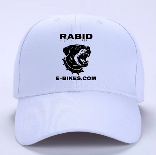 Rabid E-Bike Hat White Buckleback