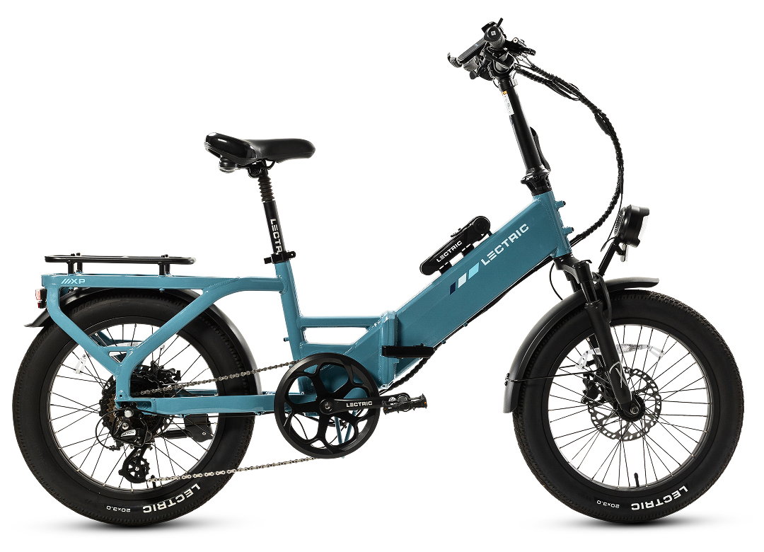 Lectric XP4 Stratus Raindrop Blue E-Bike