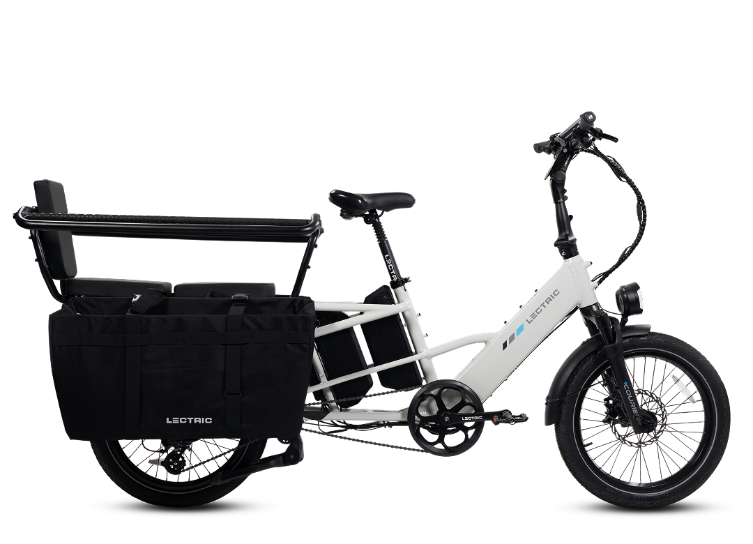 Lectric XPedition2 Stratus White Cargo E-Bike