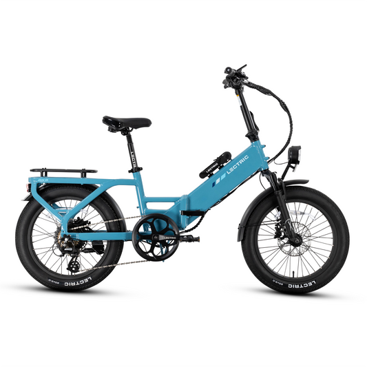 Lectric XP4 Stratus Raindrop Blue E-Bike