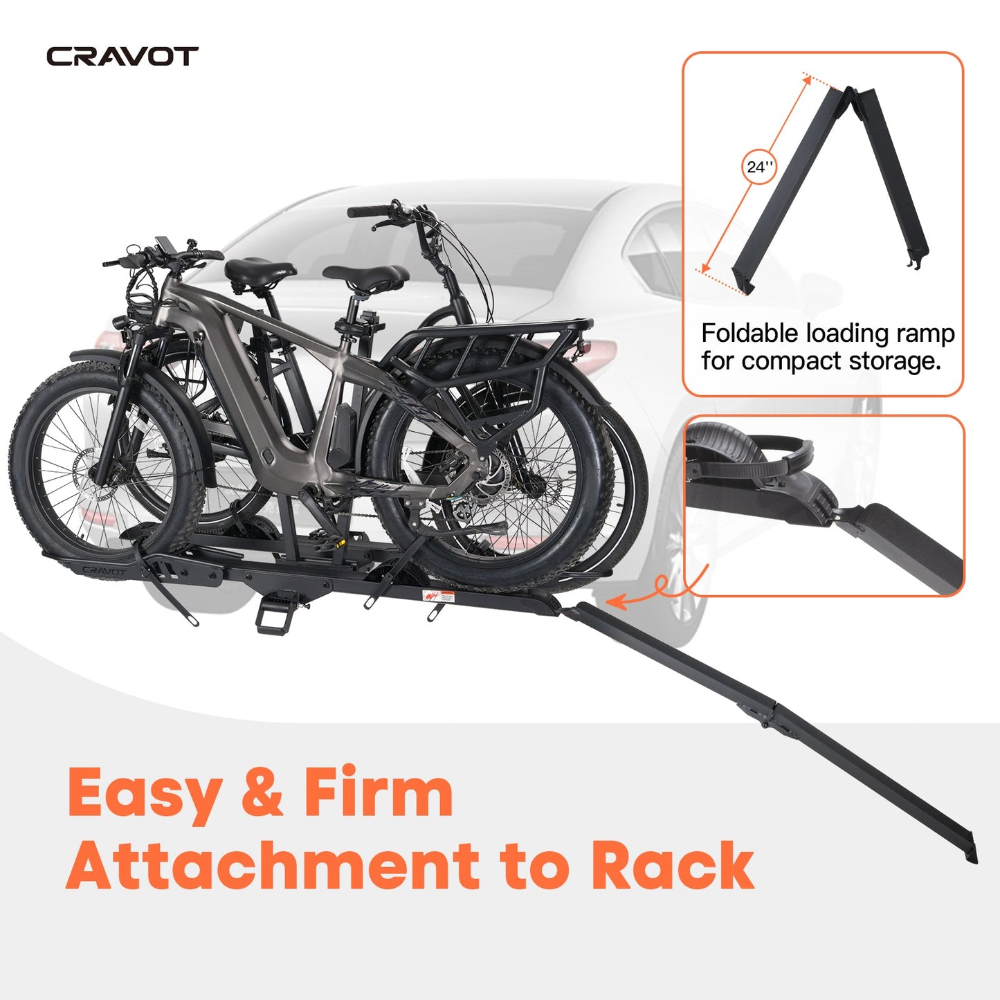 CRAVOT CyberRack E2 PLUS Hitch Bike Rack (Dual)