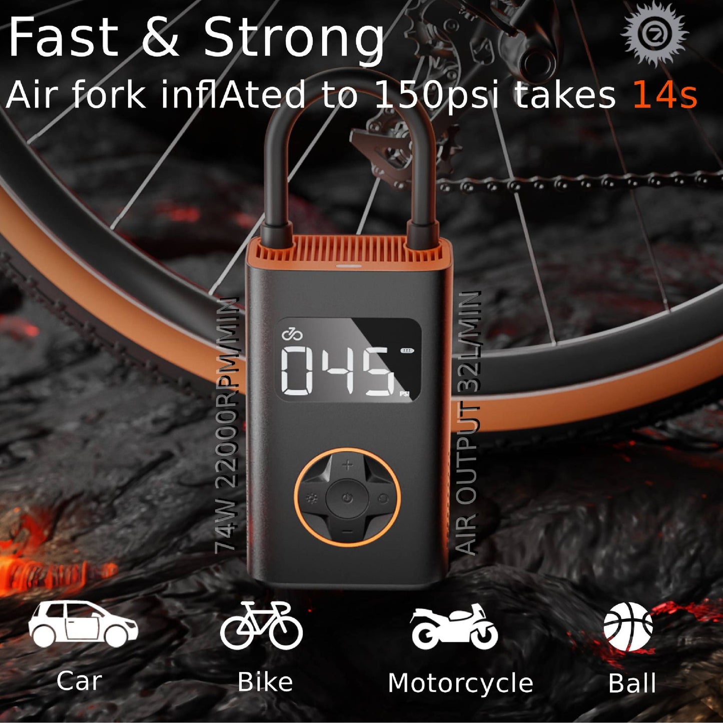 N3 Portable Tire Inflator